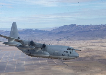 Marines fly the 'Herc' over Southern California