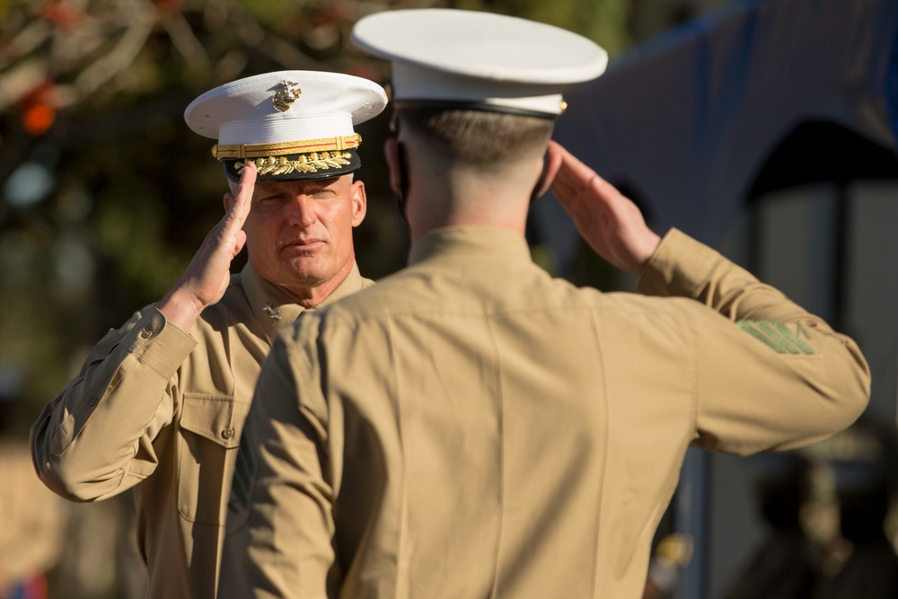 1st Marine Division 80th Anniversary Ceremony