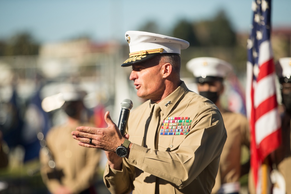 1st Marine Division 80th Anniversary Ceremony
