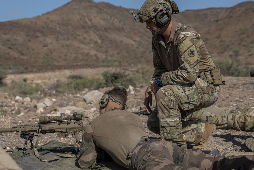 U.S., French conduct joint sniper training
