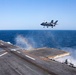 15th MEU F-35B Lightning II demonstrates reverse landing aboard USS Makin Island