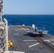 15th MEU F-35B Lightning II demonstrates reverse landing aboard USS Makin Island