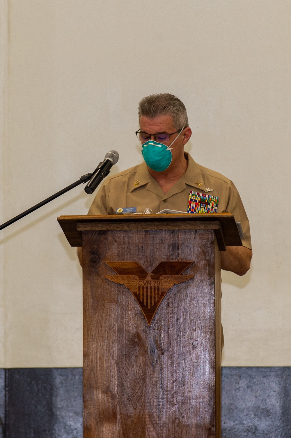 USS Carl Vinson (CVN 70) Conducts a Pinning Ceremony for New Chief Petty Officers