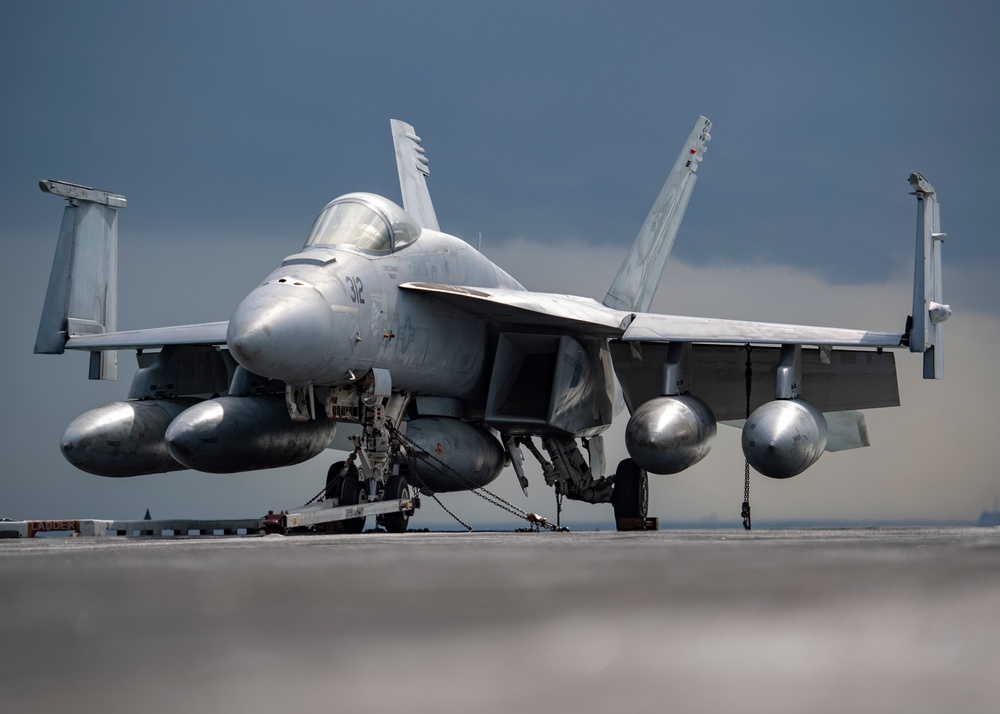 Nimitz Transits Strait Of Malacca