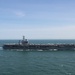 USS Nimitz Transits Strait Of Malacca