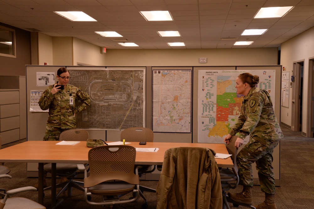 Exercise at Joint Force Headquarters- Stout Field