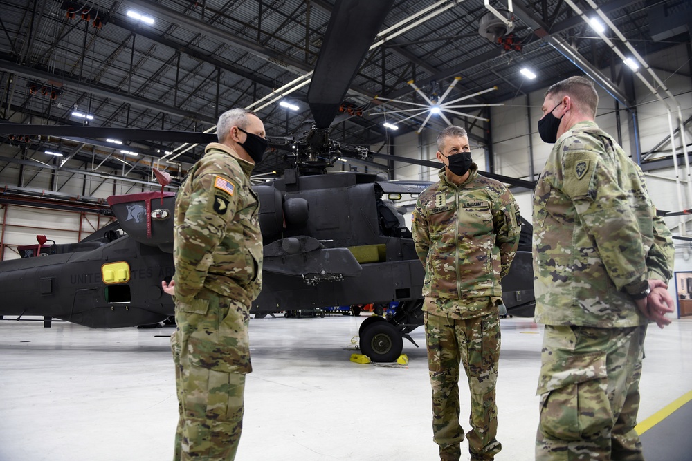 Gen. Hokanson 1-130th Attack Recon Battalion visit