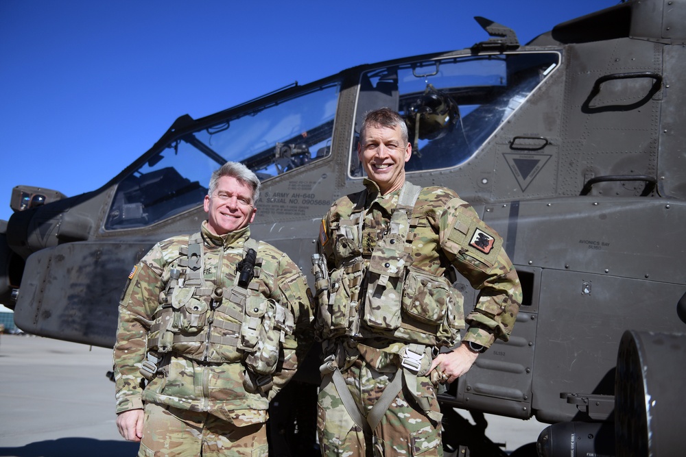 Gen. Hokanson 1-130th Attack Recon Battalion visit