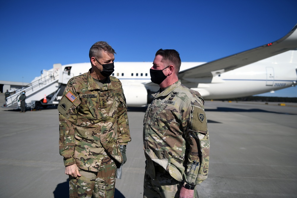 Gen. Hokanson 1-130th Attack Recon Battalion visit