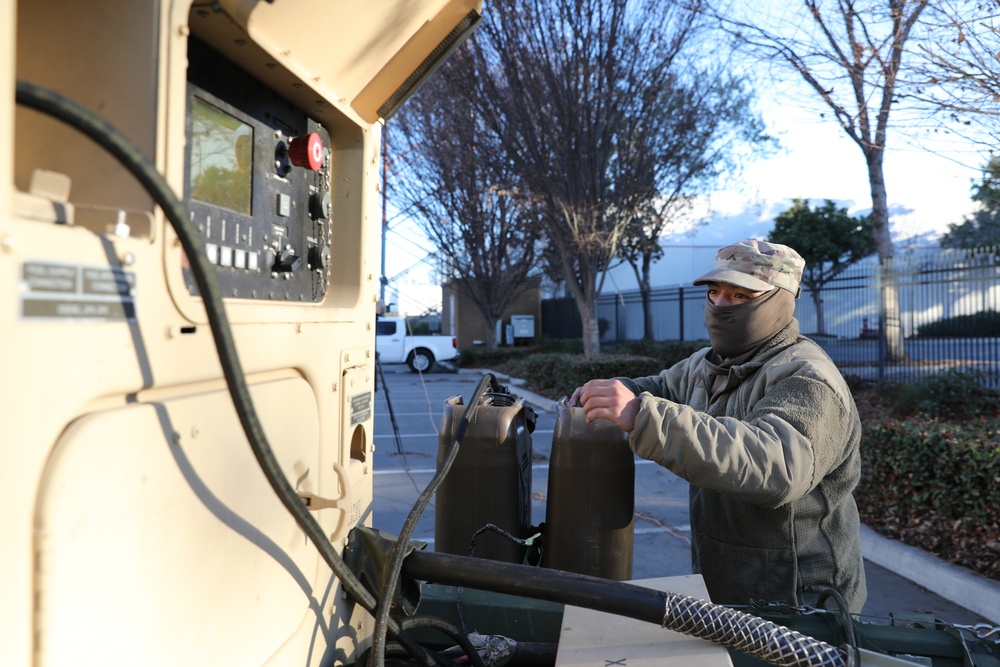 40th ID supports operations in Sacramento during Inauguration