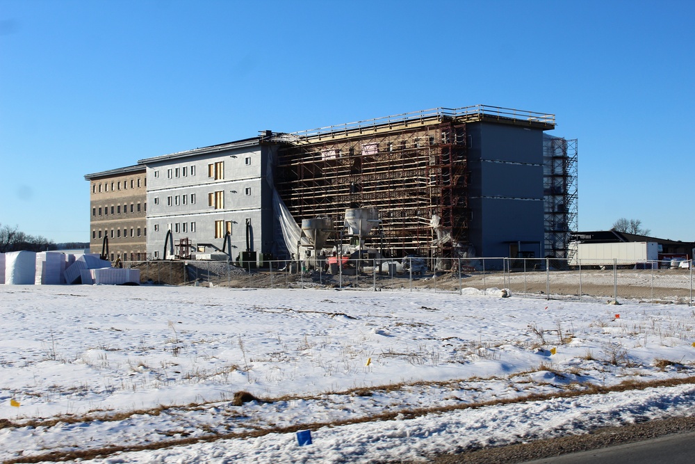 Construction of new, modern barracks building continues at Fort McCoy