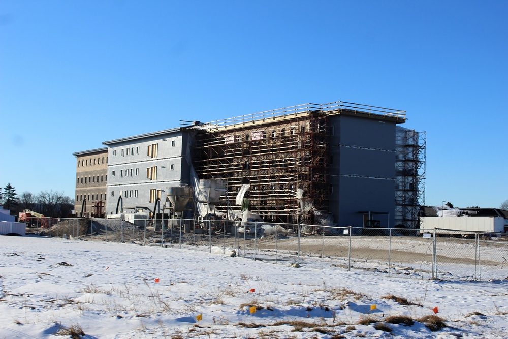 Construction of new, modern barracks building continues at Fort McCoy