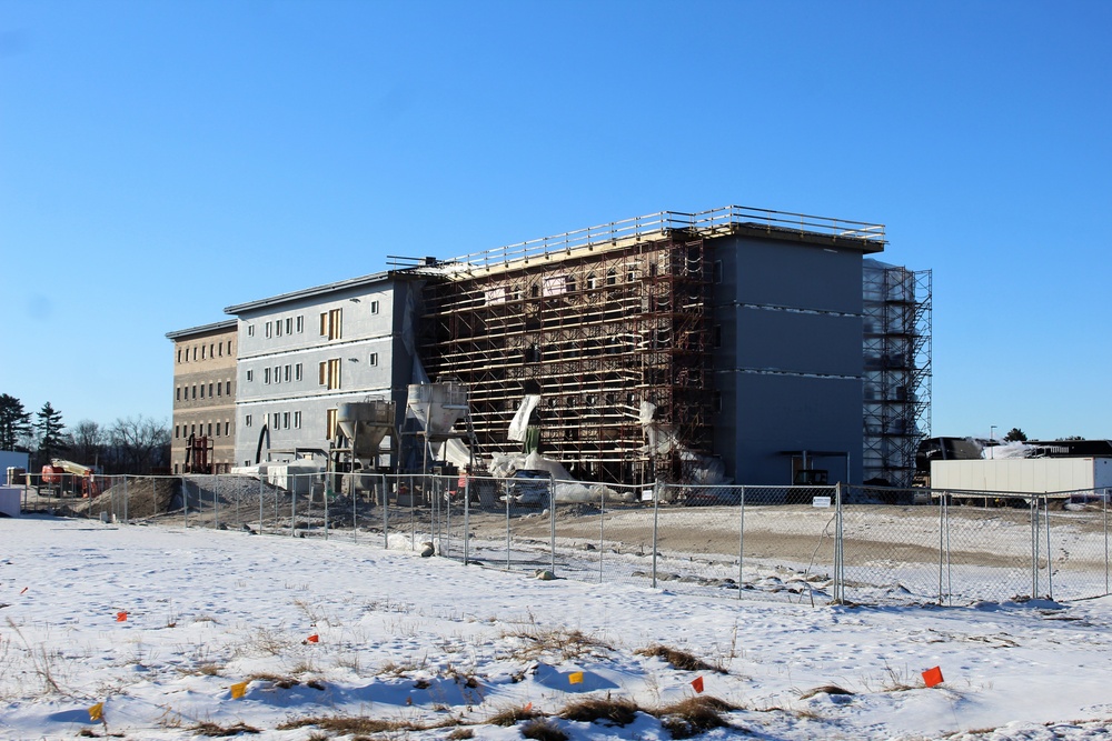 Construction of new, modern barracks building continues at Fort McCoy