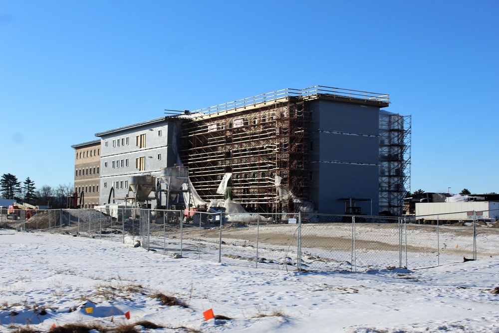 Construction of new, modern barracks building continues at Fort McCoy