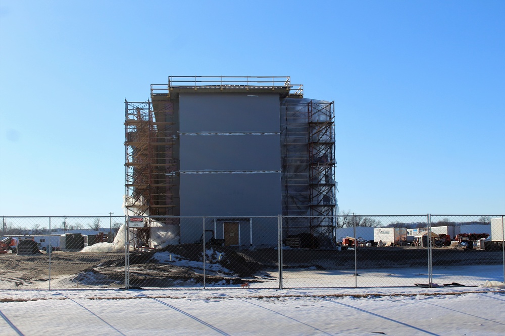 Construction of new, modern barracks building continues at Fort McCoy