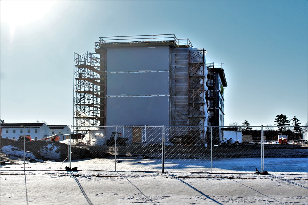 Construction of new, modern barracks building continues at Fort McCoy