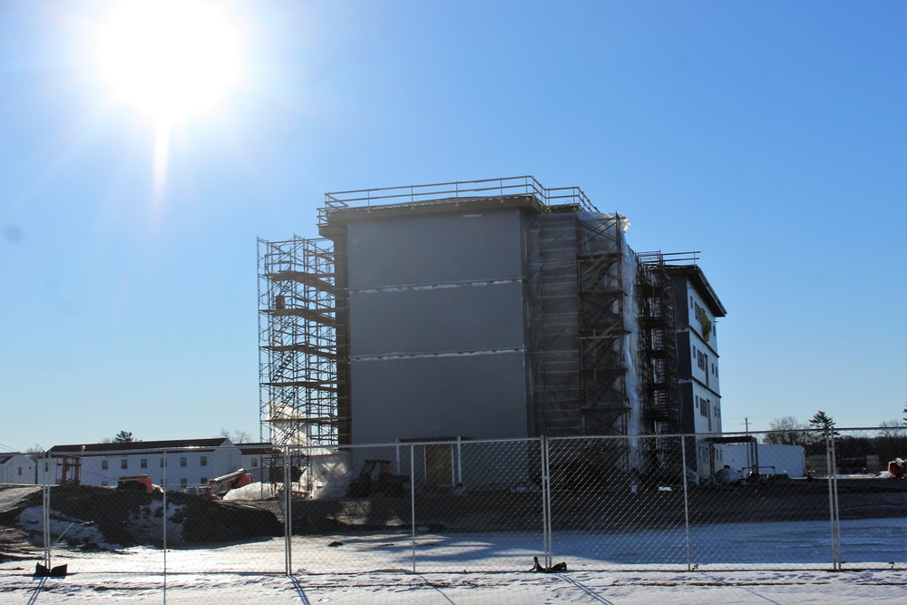 Construction of new, modern barracks building continues at Fort McCoy