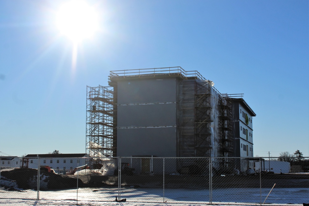 Construction of new, modern barracks building continues at Fort McCoy