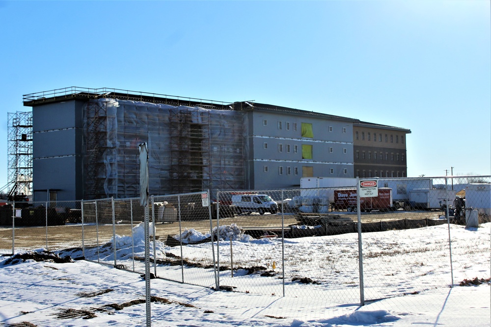 Construction of new, modern barracks building continues at Fort McCoy