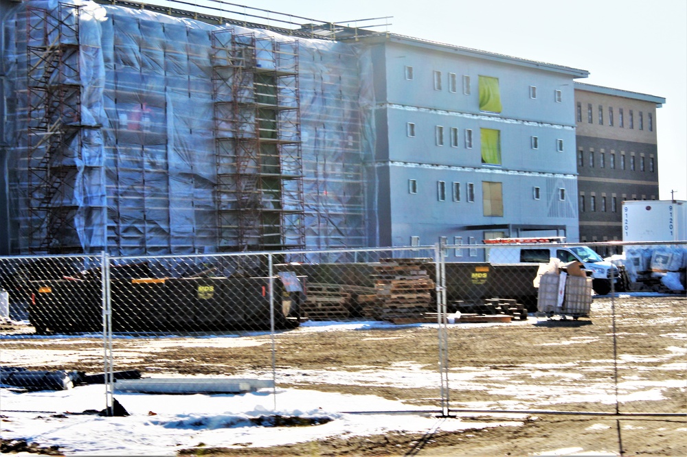 Construction of new, modern barracks building continues at Fort McCoy