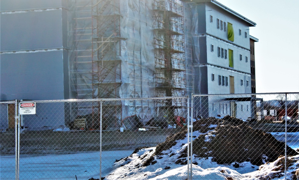 Construction of new, modern barracks building continues at Fort McCoy