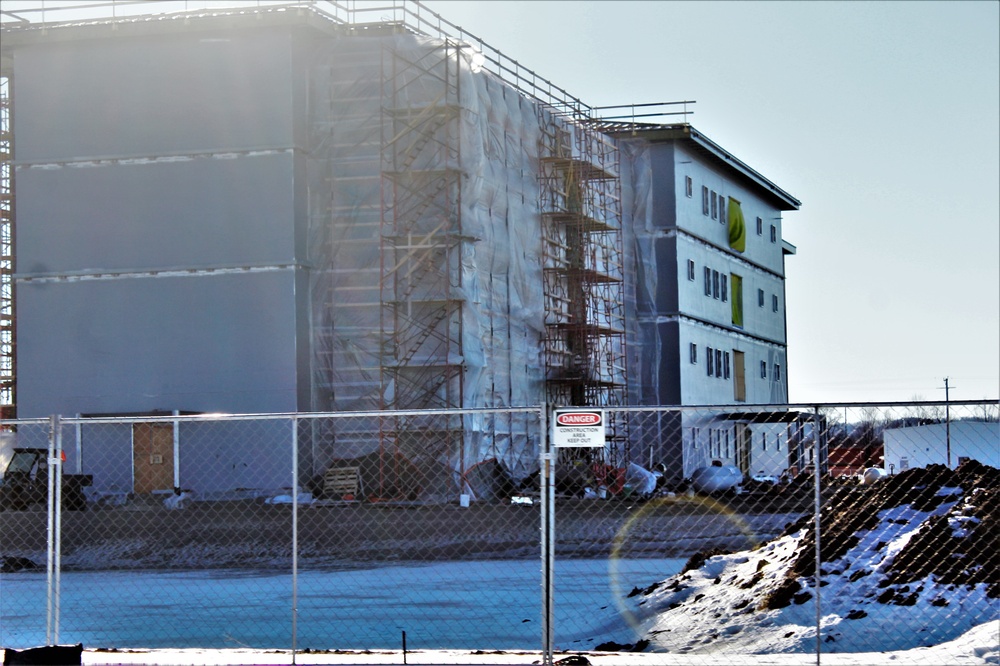 Construction of new, modern barracks building continues at Fort McCoy