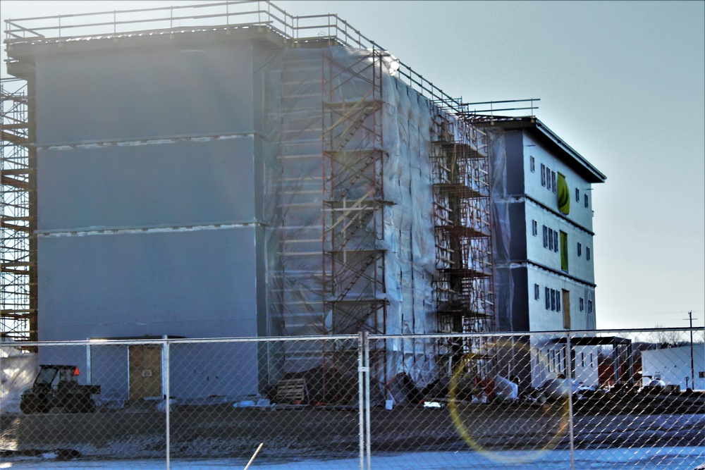 Construction of new, modern barracks building continues at Fort McCoy