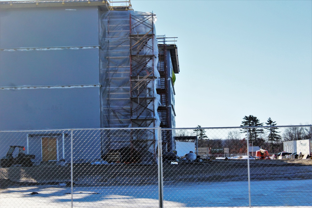 Construction of new, modern barracks building continues at Fort McCoy