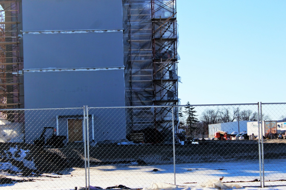 Construction of new, modern barracks building continues at Fort McCoy