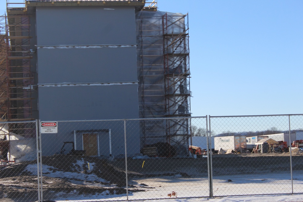 Construction of new, modern barracks building continues at Fort McCoy