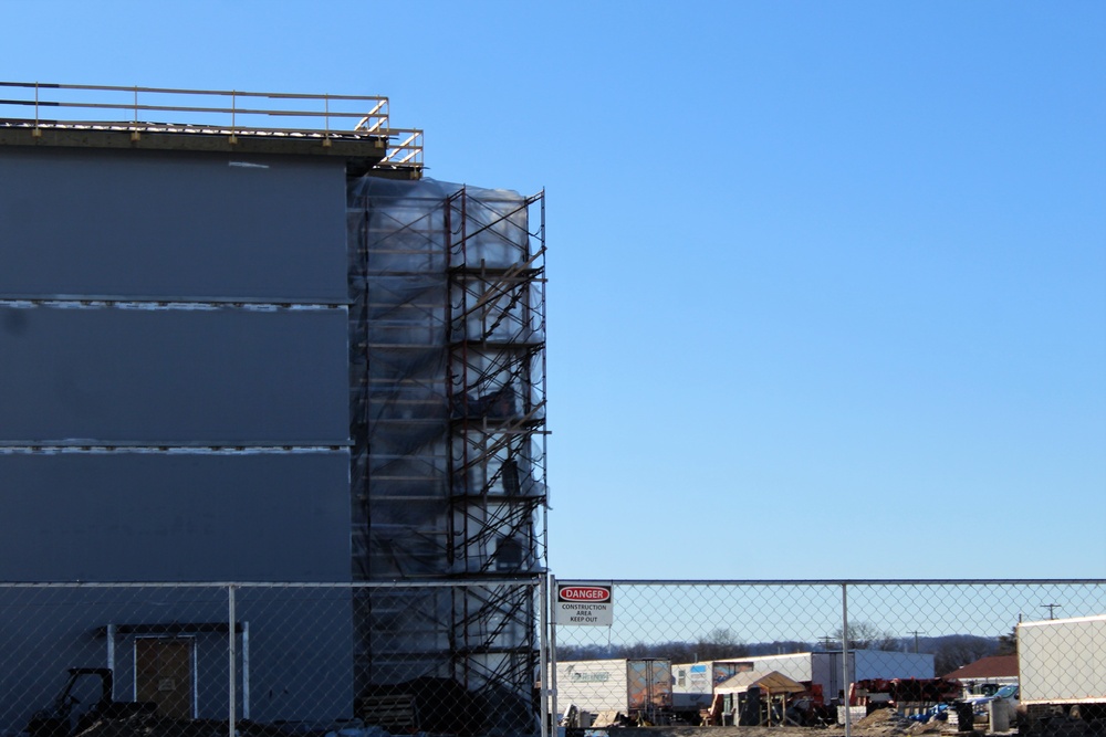 Construction of new, modern barracks building continues at Fort McCoy