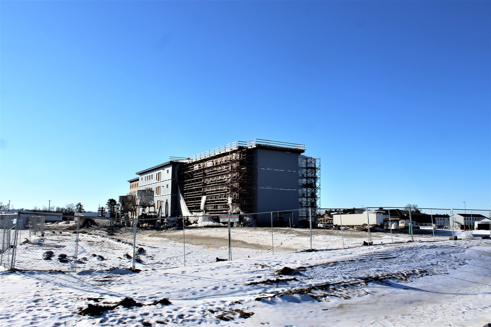 Construction of new, modern barracks building continues at Fort McCoy