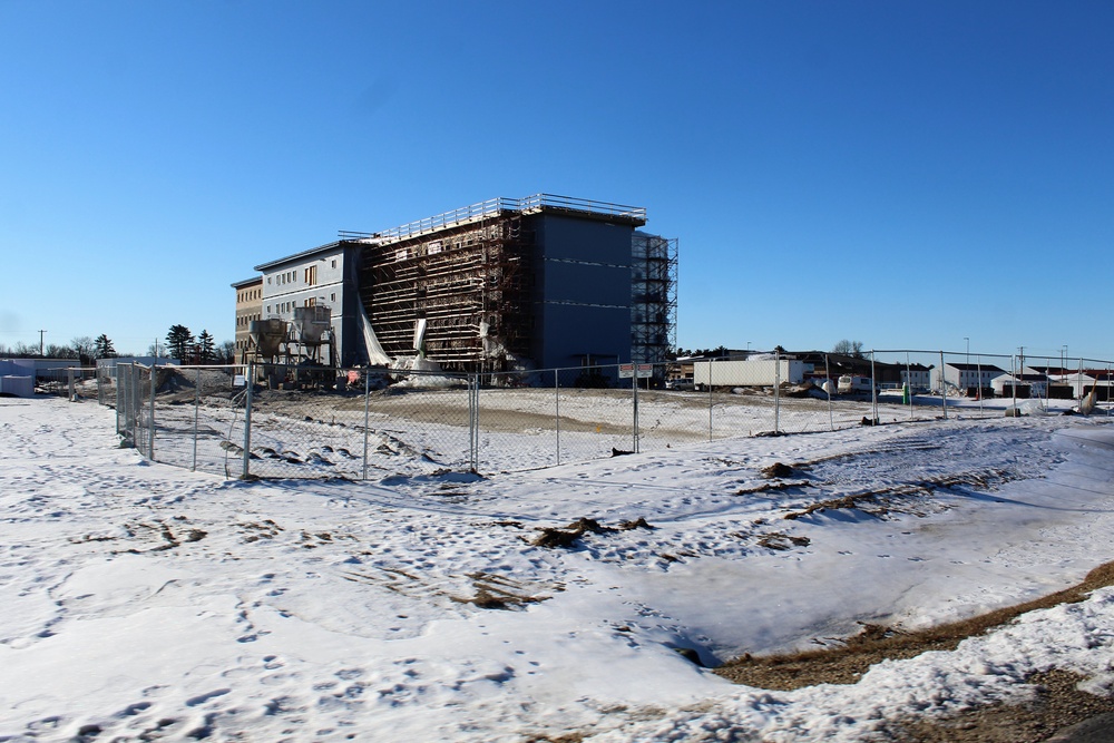 Construction of new, modern barracks building continues at Fort McCoy