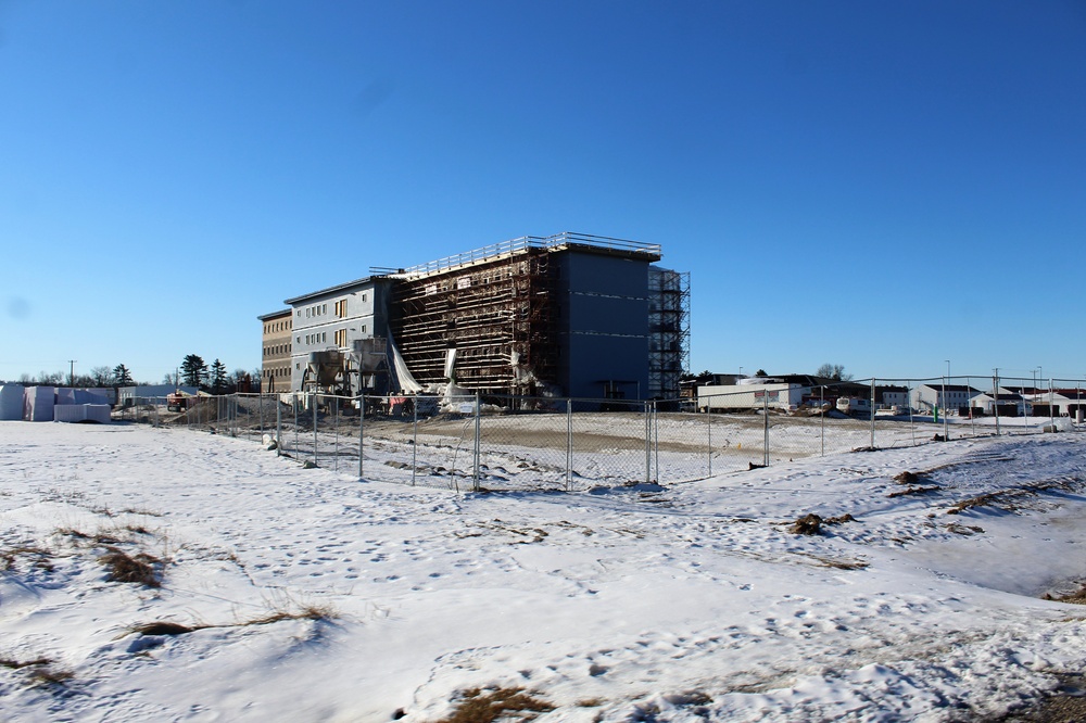 Construction of new, modern barracks building continues at Fort McCoy