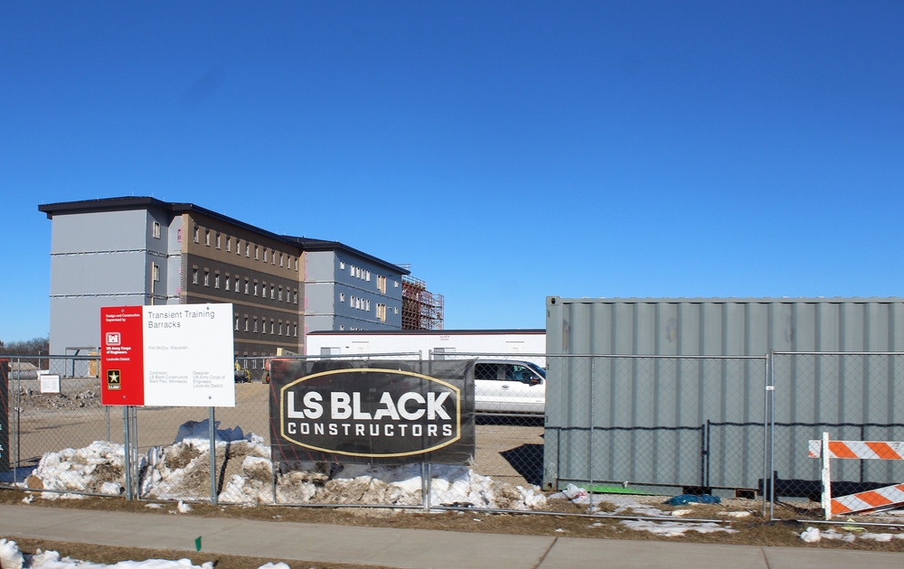 Construction of new, modern barracks building continues at Fort McCoy