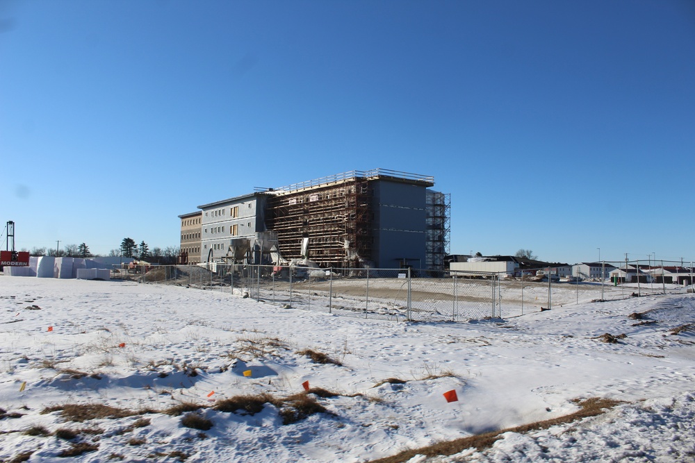 Construction of new, modern barracks building continues at Fort McCoy