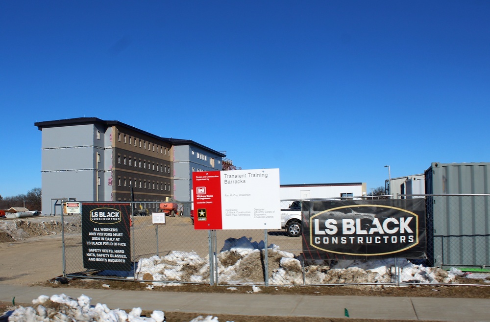 Construction of new, modern barracks building continues at Fort McCoy