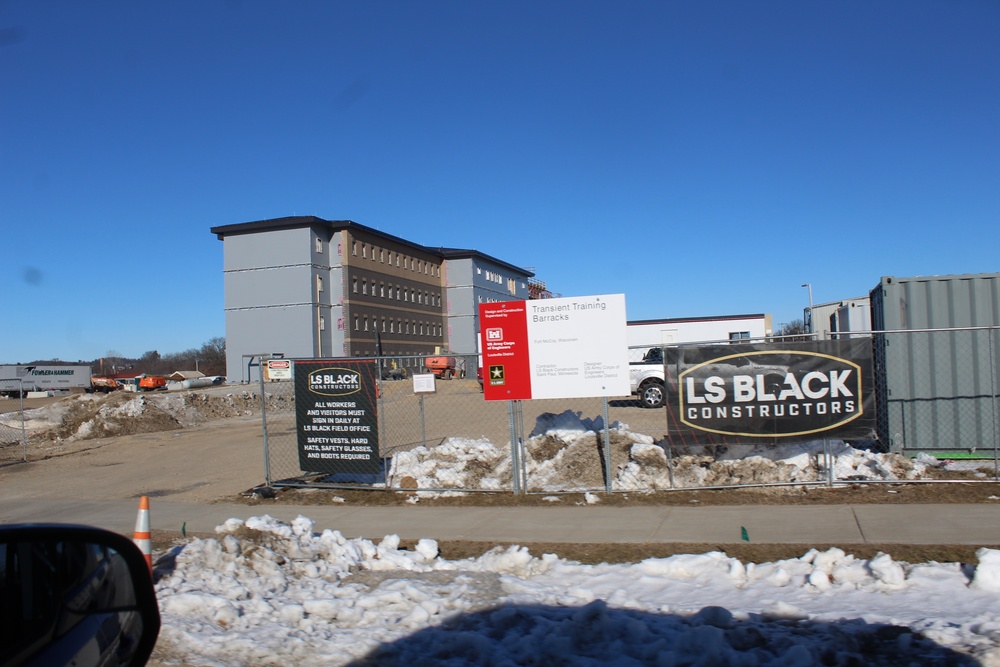 Construction of new, modern barracks building continues at Fort McCoy