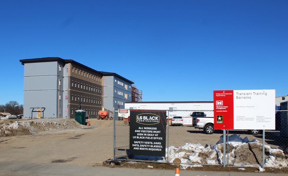 Construction of new, modern barracks building continues at Fort McCoy