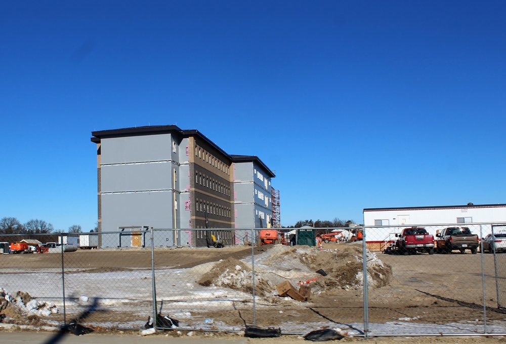 Construction of new, modern barracks building continues at Fort McCoy