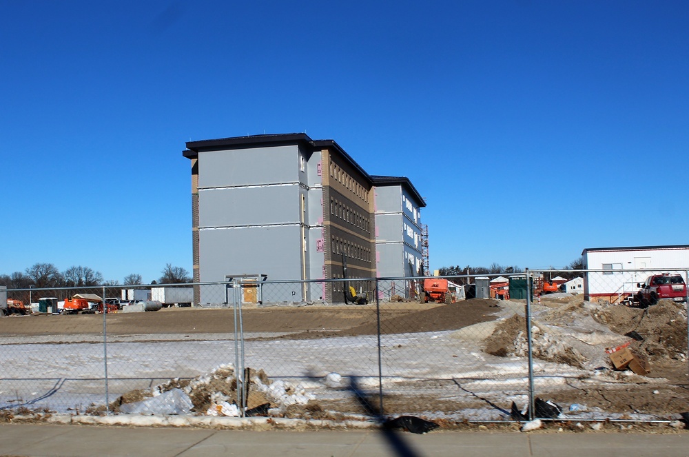 Construction of new, modern barracks building continues at Fort McCoy