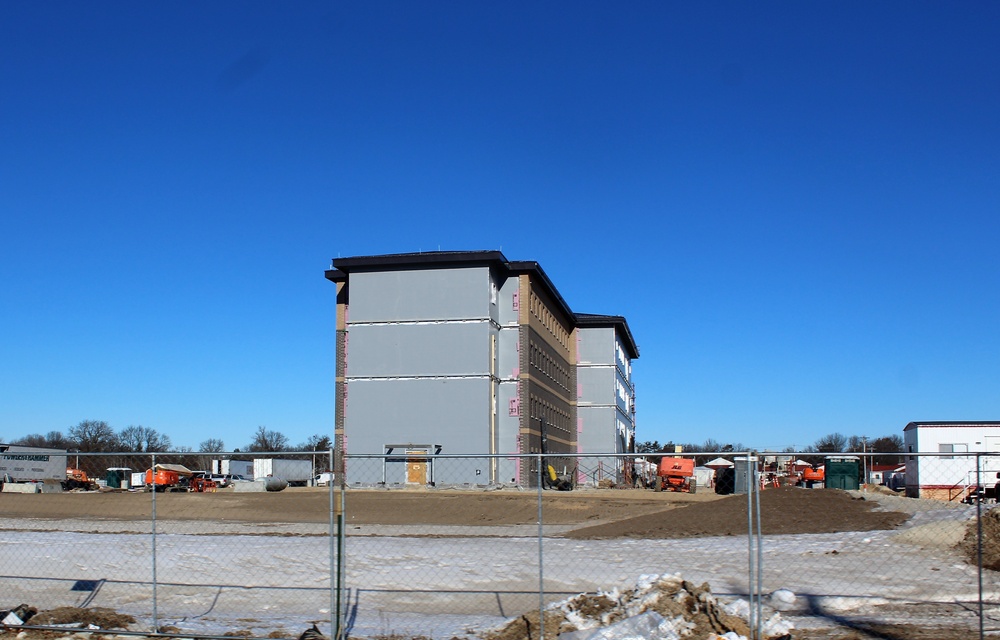 Construction of new, modern barracks building continues at Fort McCoy