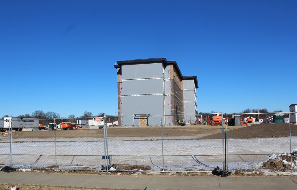 Construction of new, modern barracks building continues at Fort McCoy