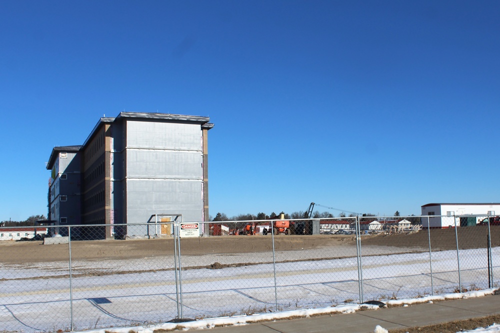 Construction of new, modern barracks building continues at Fort McCoy