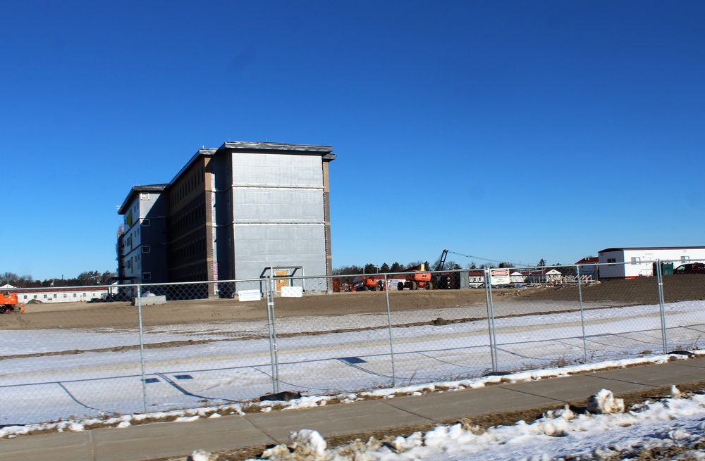 Construction of new, modern barracks building continues at Fort McCoy