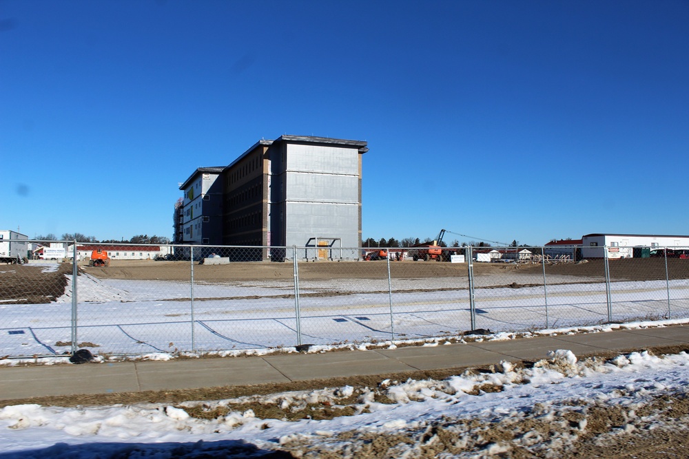 Construction of new, modern barracks building continues at Fort McCoy