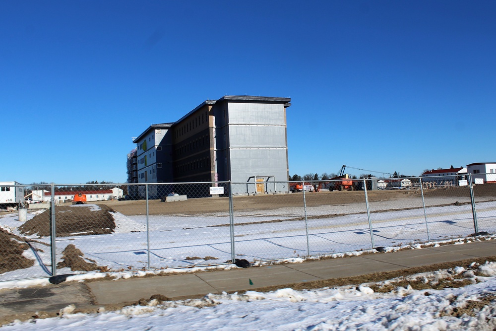 Construction of new, modern barracks building continues at Fort McCoy