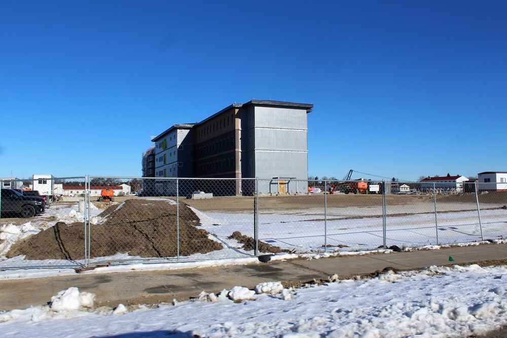 Construction of new, modern barracks building continues at Fort McCoy