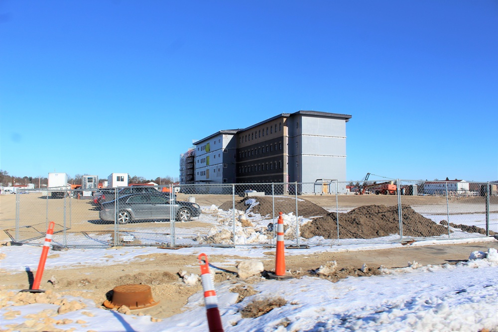 Construction of new, modern barracks building continues at Fort McCoy