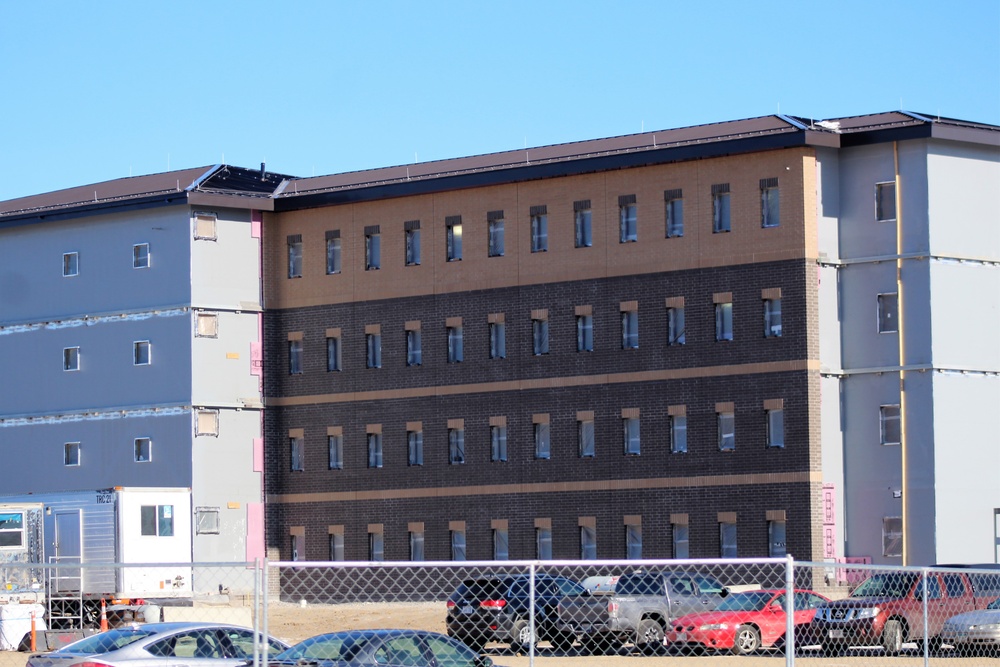 Construction of new, modern barracks building continues at Fort McCoy